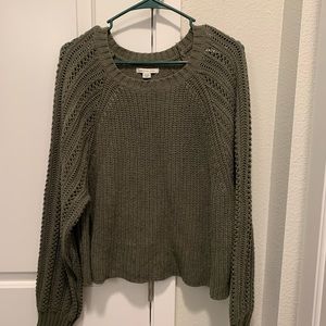 American Eagle Crop Sweater